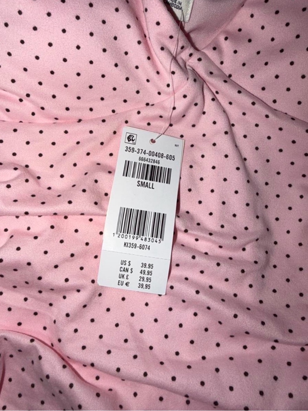 hollister pink polka dot dress 🩷🖤 - Picture 4 of 4